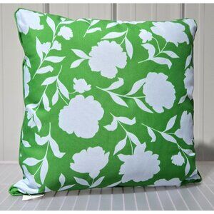 Kate Spade Classic Rose Green & Light Blue 20" Square Accent Throw Pillow